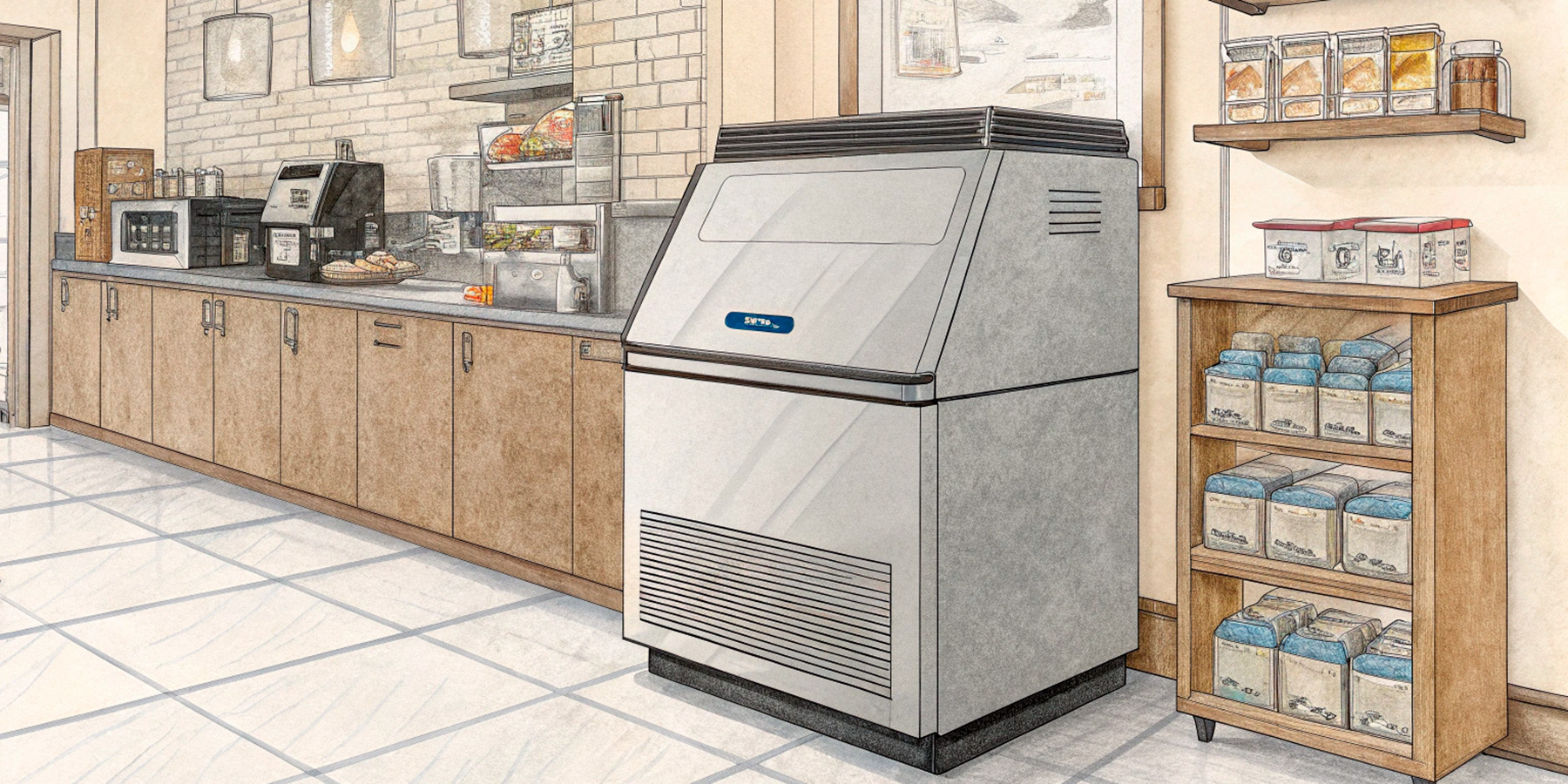 Основные этапы подключения льдогенератора