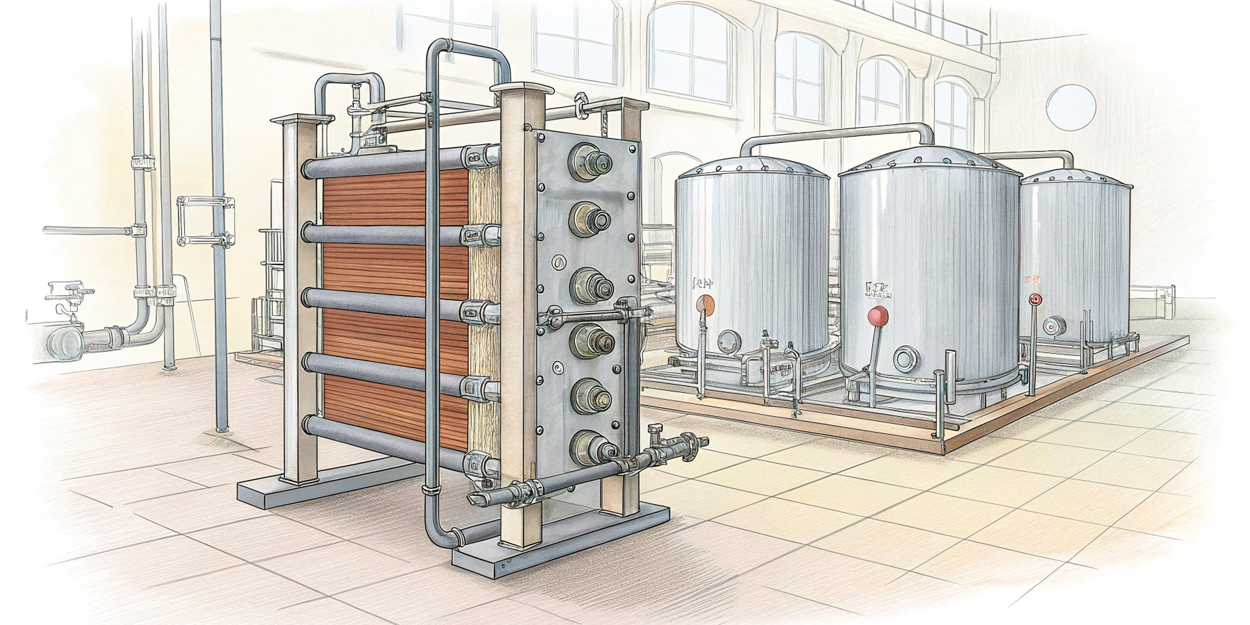 Пластинчатые теплообменники в пищевой промышленности