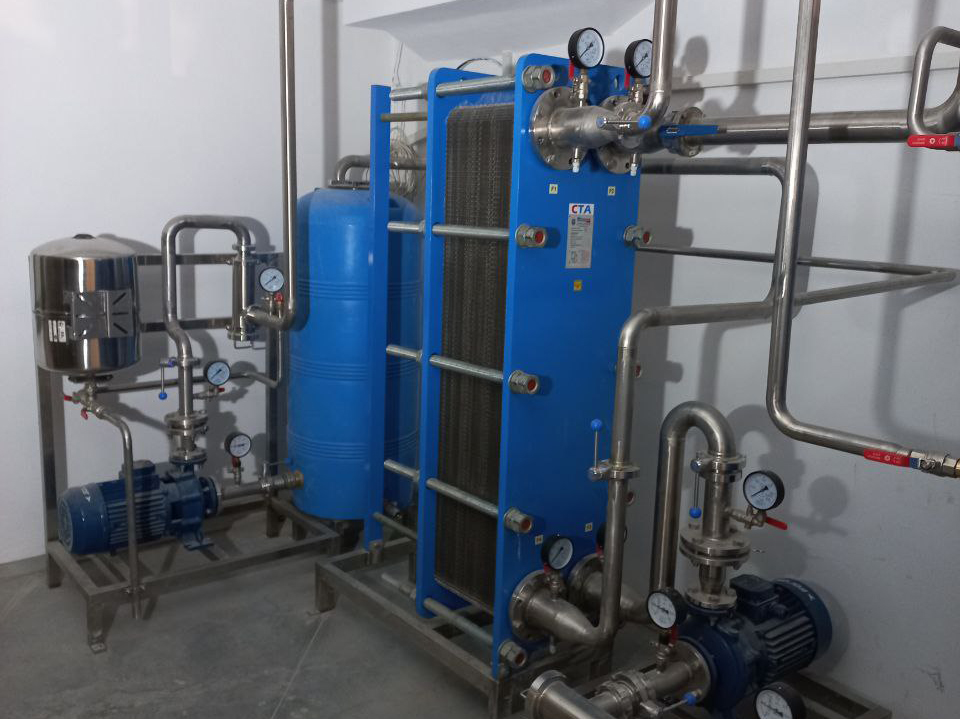 система охлаждения молокозавода