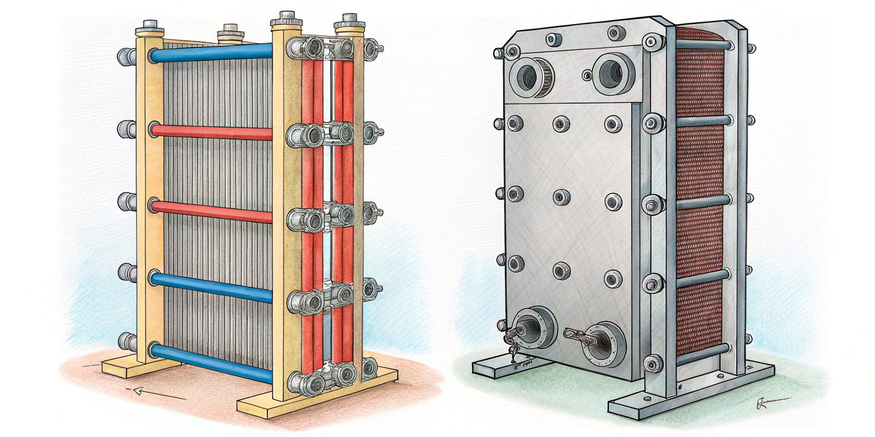 Сравнение битермического и пластинчатого теплообменников - что выбрать