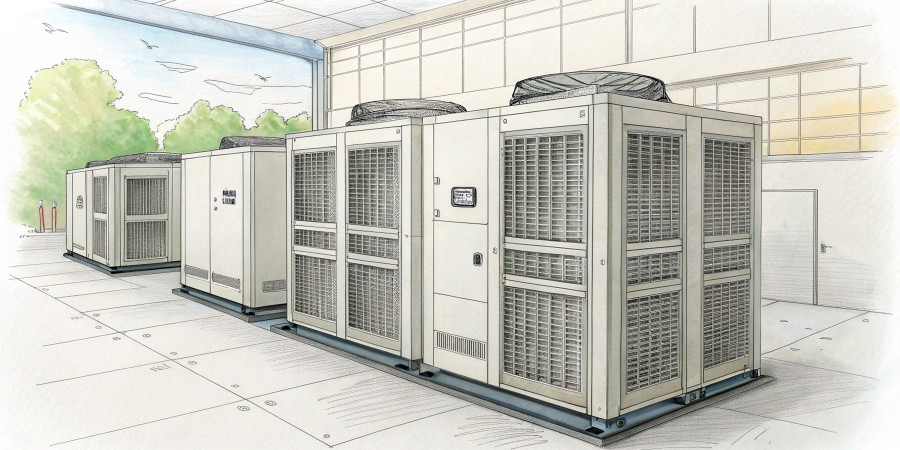 Виды модульных чиллеров