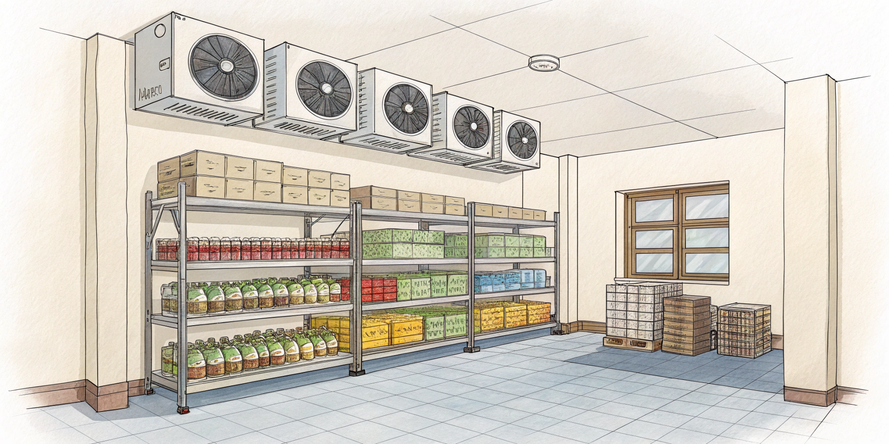 Где устанавливают холодильные камеры и шкафы