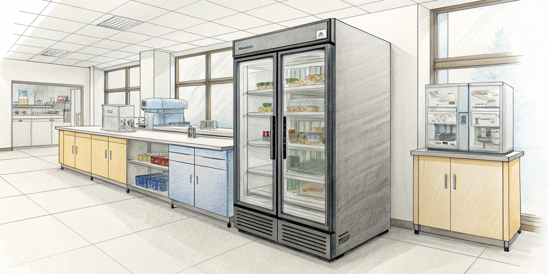 Основные места установки холодильных камер