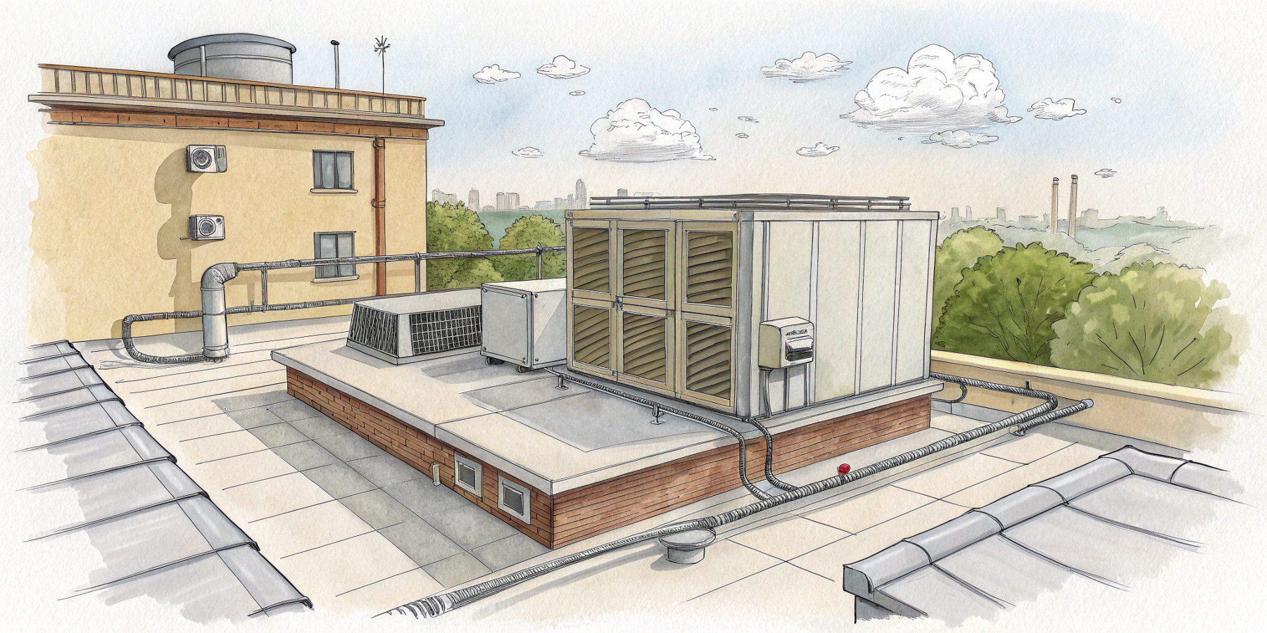 Руфтопы: преимущества и недостатки крышных кондиционеров