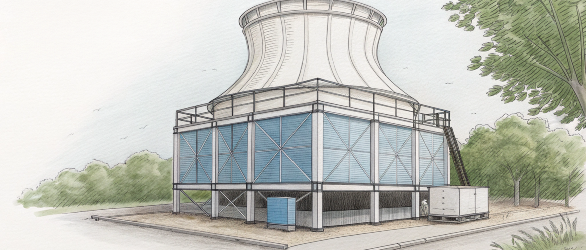 Сколько секционные бывают вентиляторные градирни