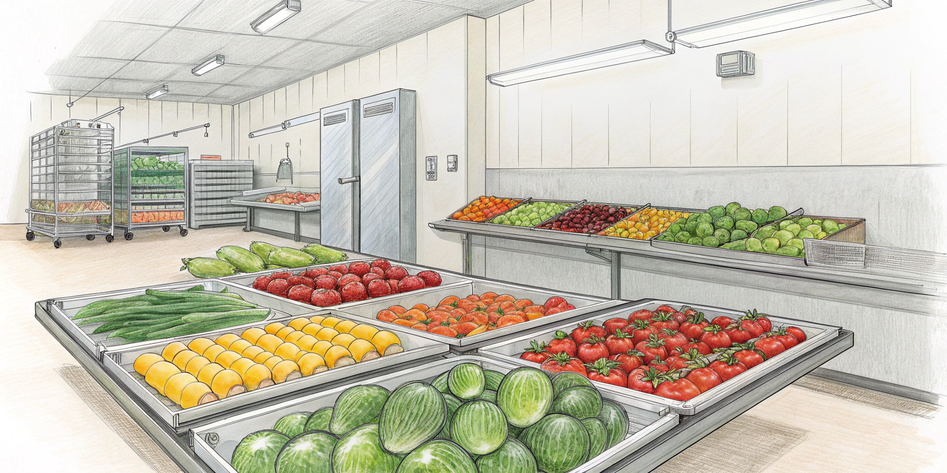 Как подготовить овощи и фрукты к шоковой заморозке