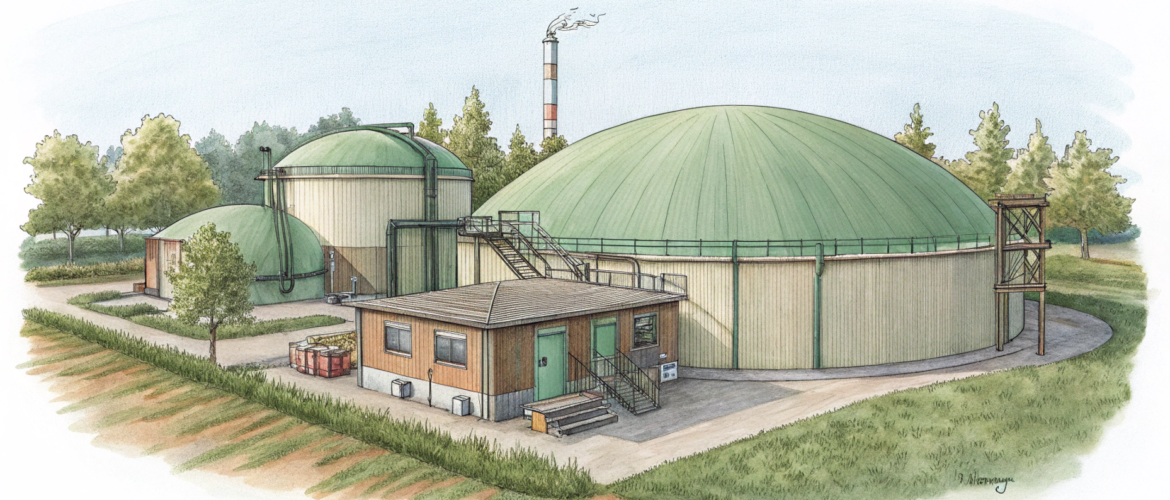 Как получить биогаз из навоза