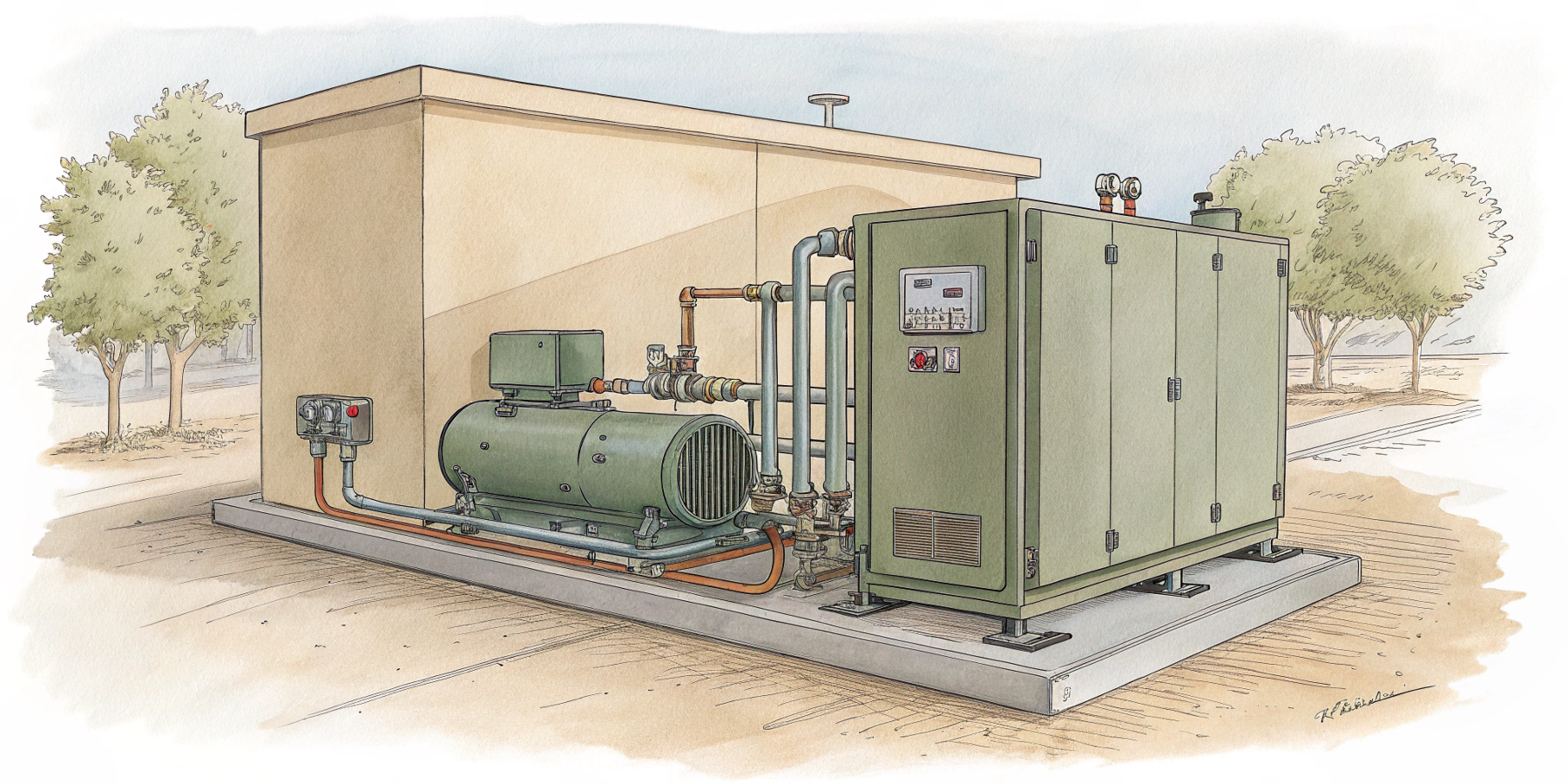 Как работает фанкойл с тепловым насосом