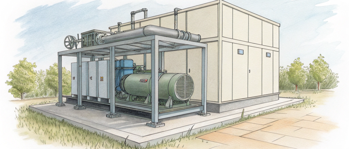 Как рассчитать объем гидромодуля чиллера