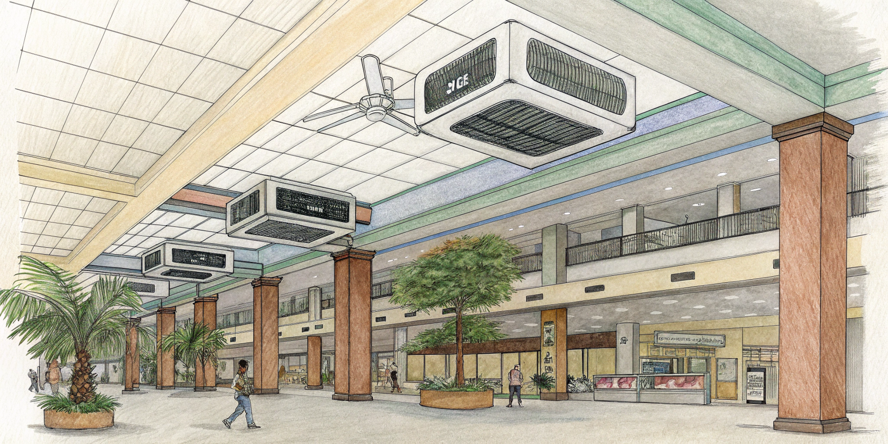Какие системы лучше всего подходят для торговых центров