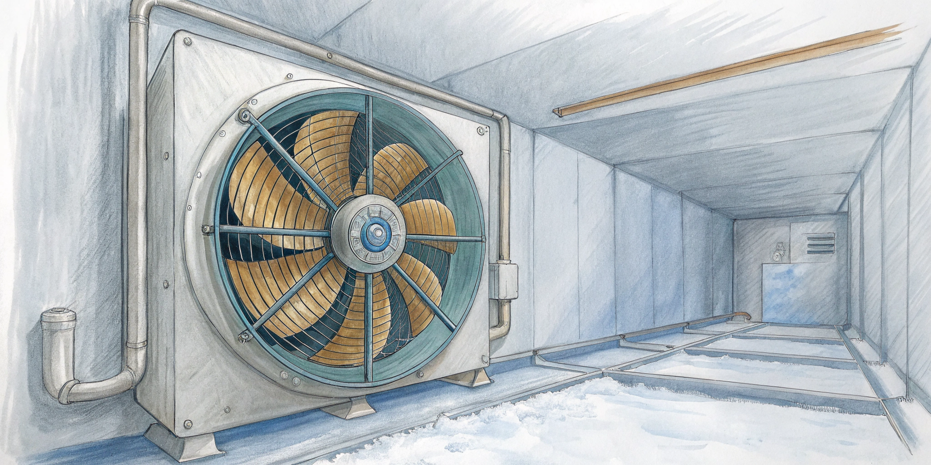 Конструктивные особенности осевых вентиляторов для экстремальных условий