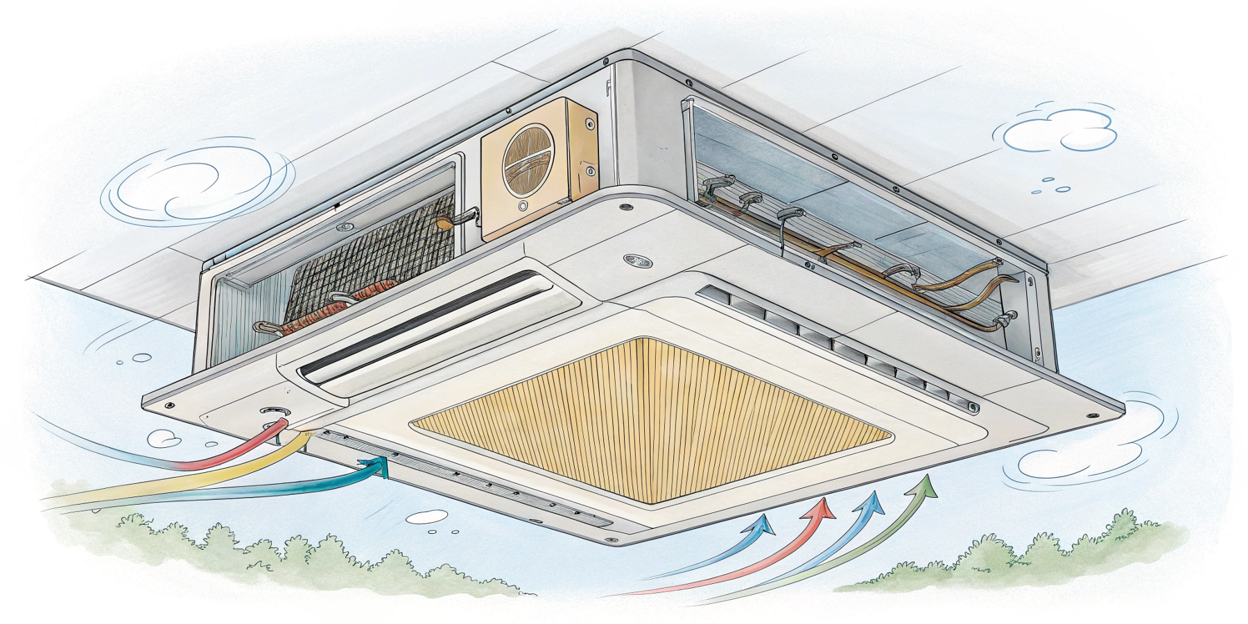 Откуда поступает воздух в систему