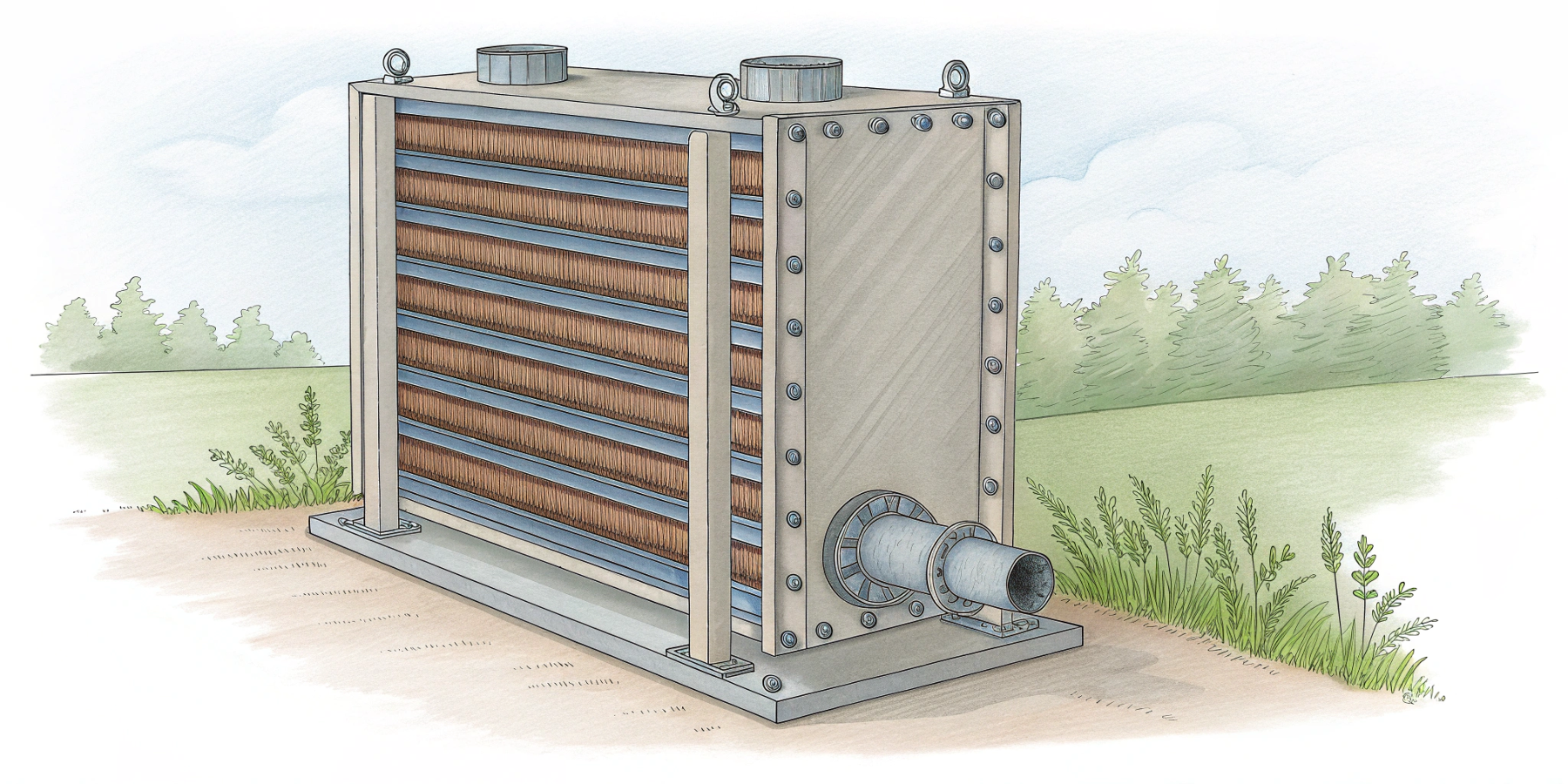 Преимущества канальных теплообменников