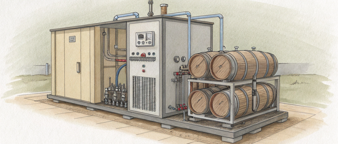 Принцип роботи охолоджувачів гліколю для пивних ліній