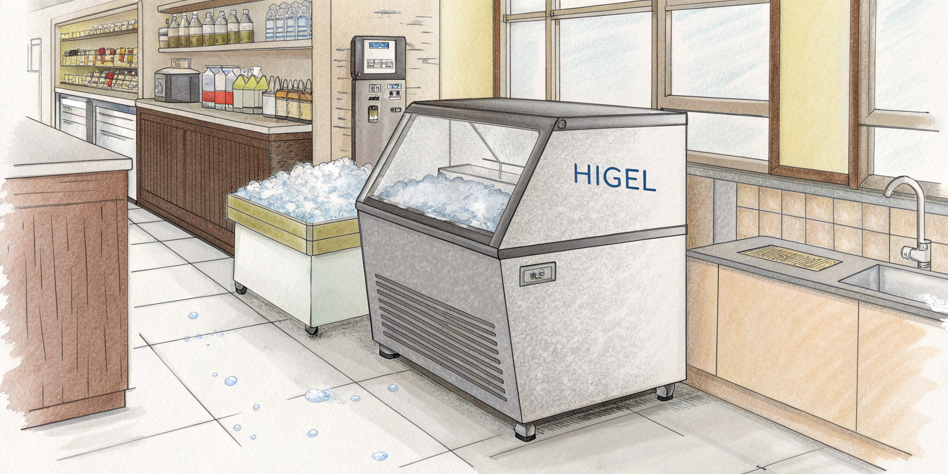Разновидности льда, производимого Geneglace и Higel