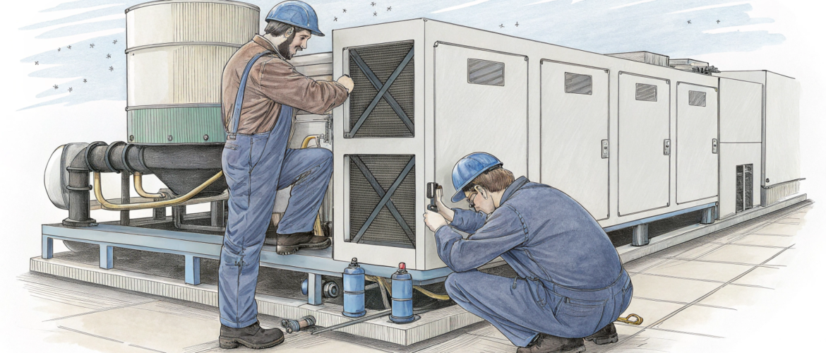 Сервисное обслуживание и ремонт чиллера