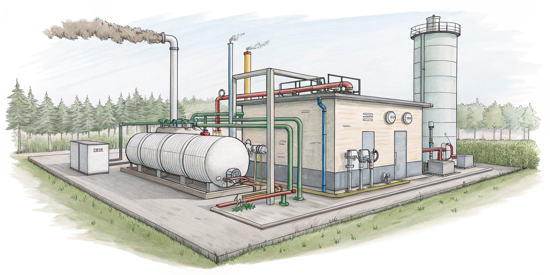 Удаление аммиака, азота и кислорода