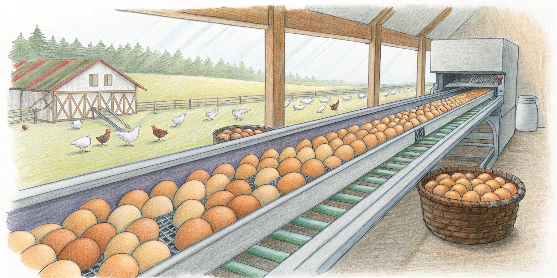 Оборудование для содержания кур-несушек