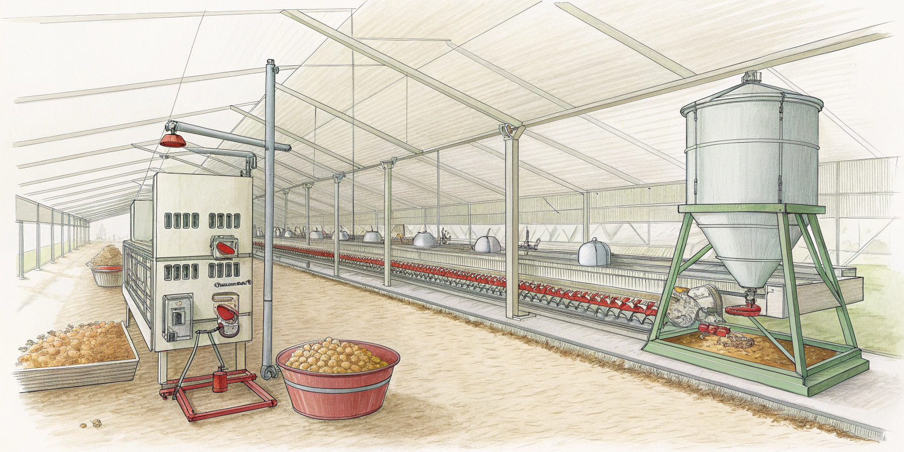 Оборудование для выращивания бройлеров