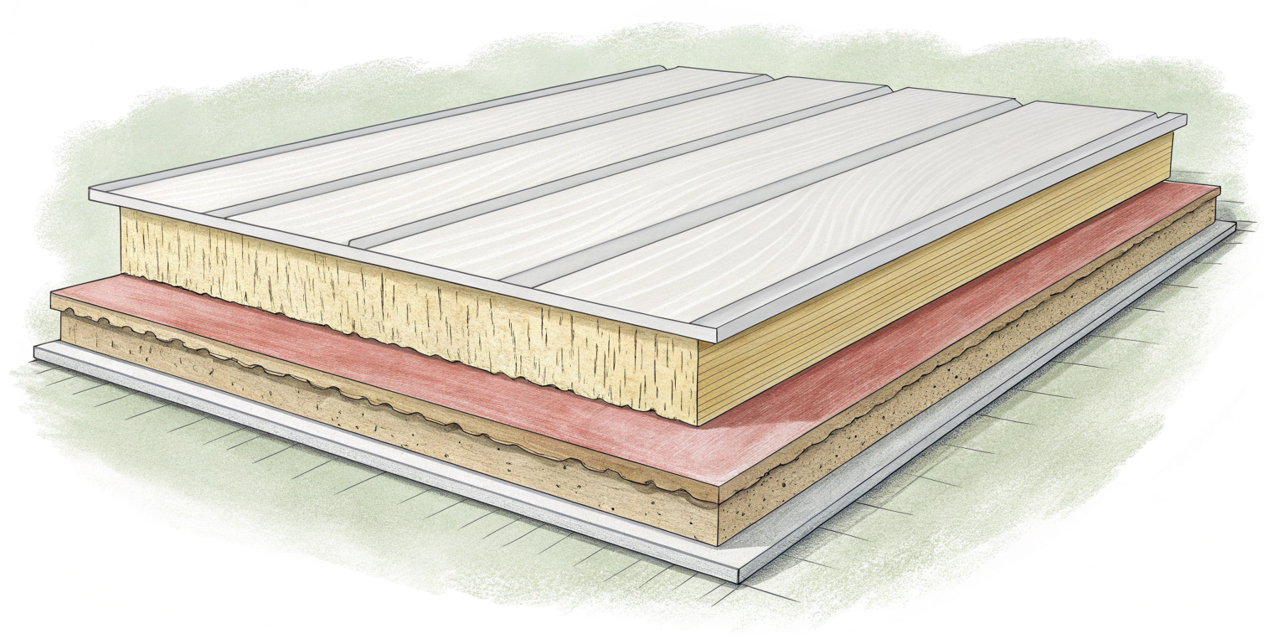 Сборка основания и пола