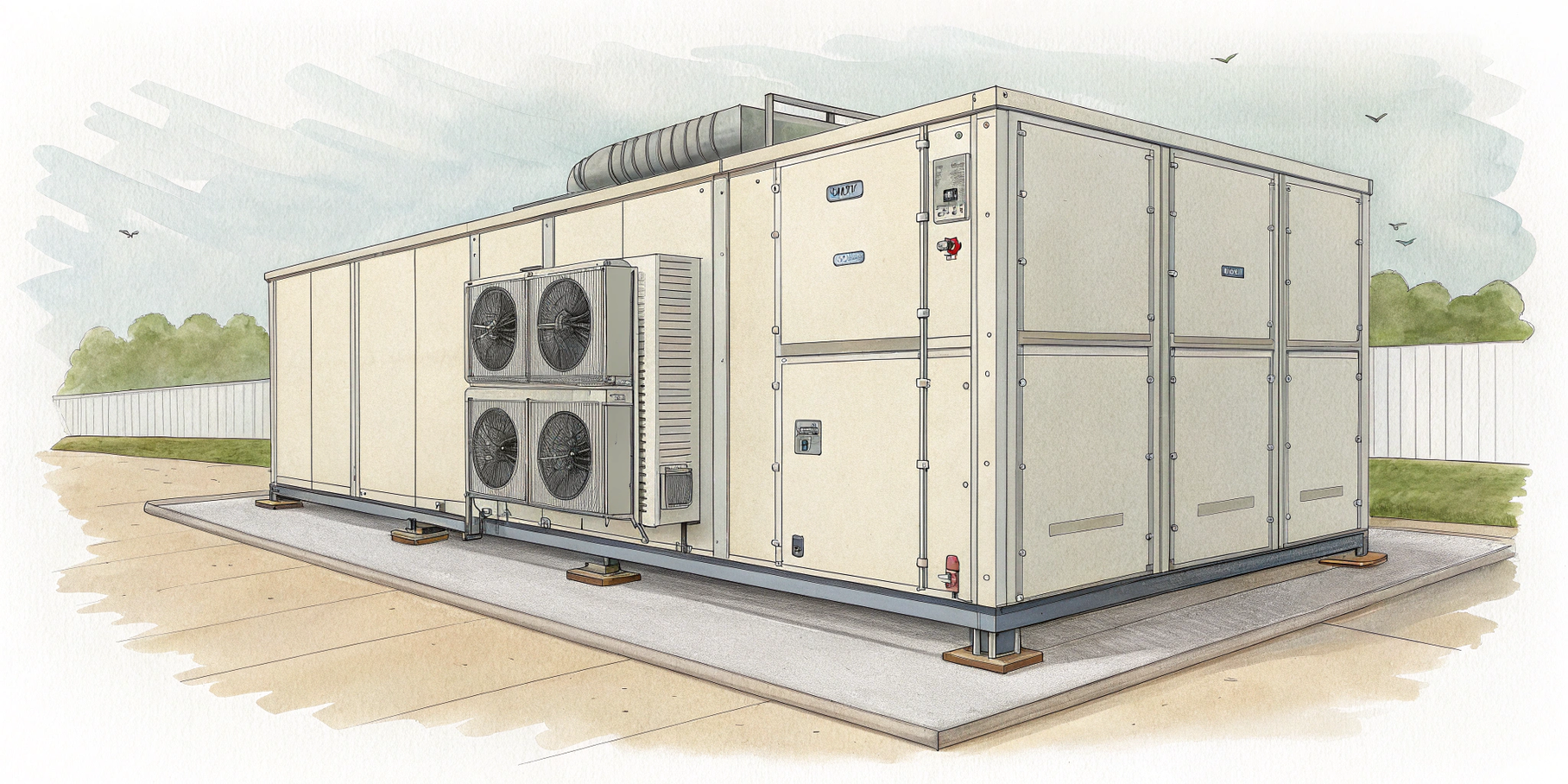 Установка двери и холодильного оборудования