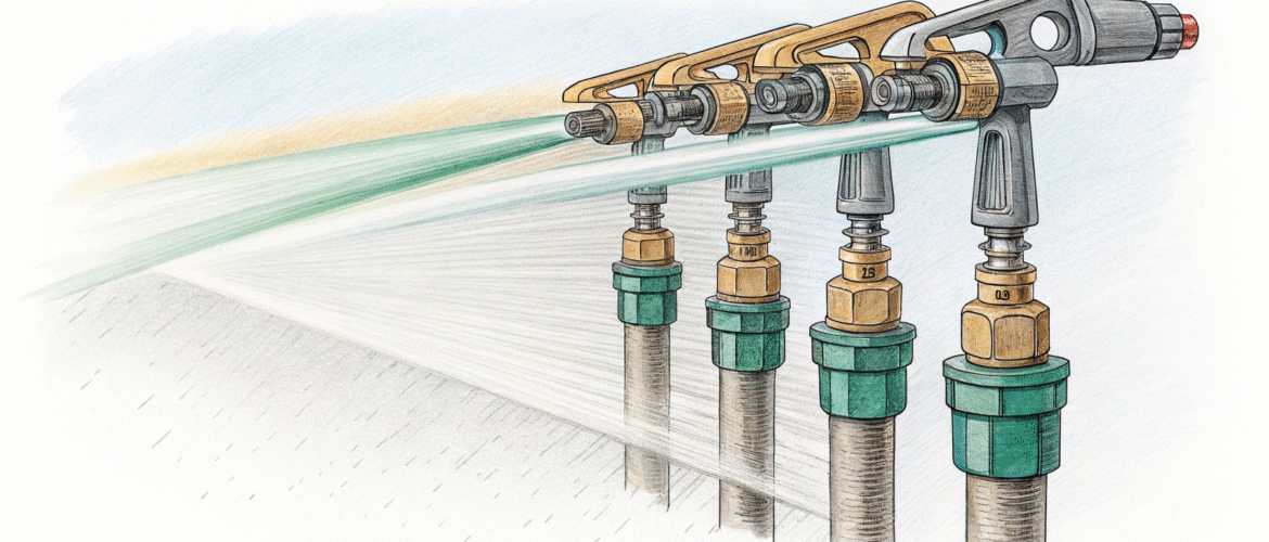Распылители для воды в инженерных системах охлаждения и орошения