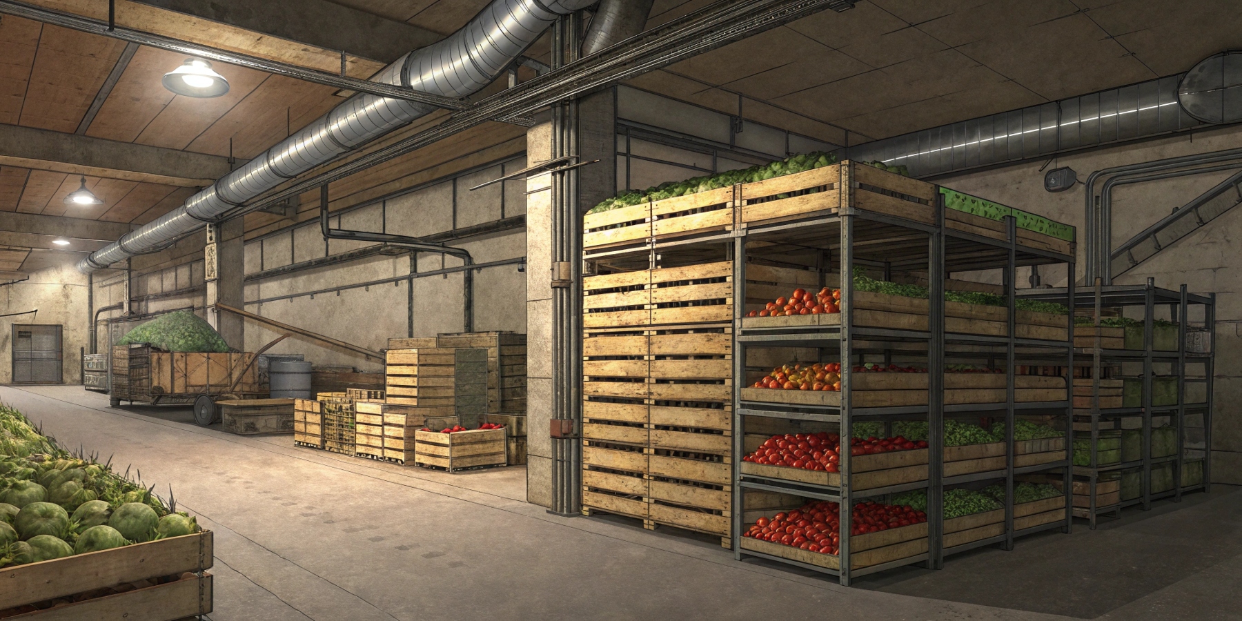 Автоматизация и системы управления в овощехранилище