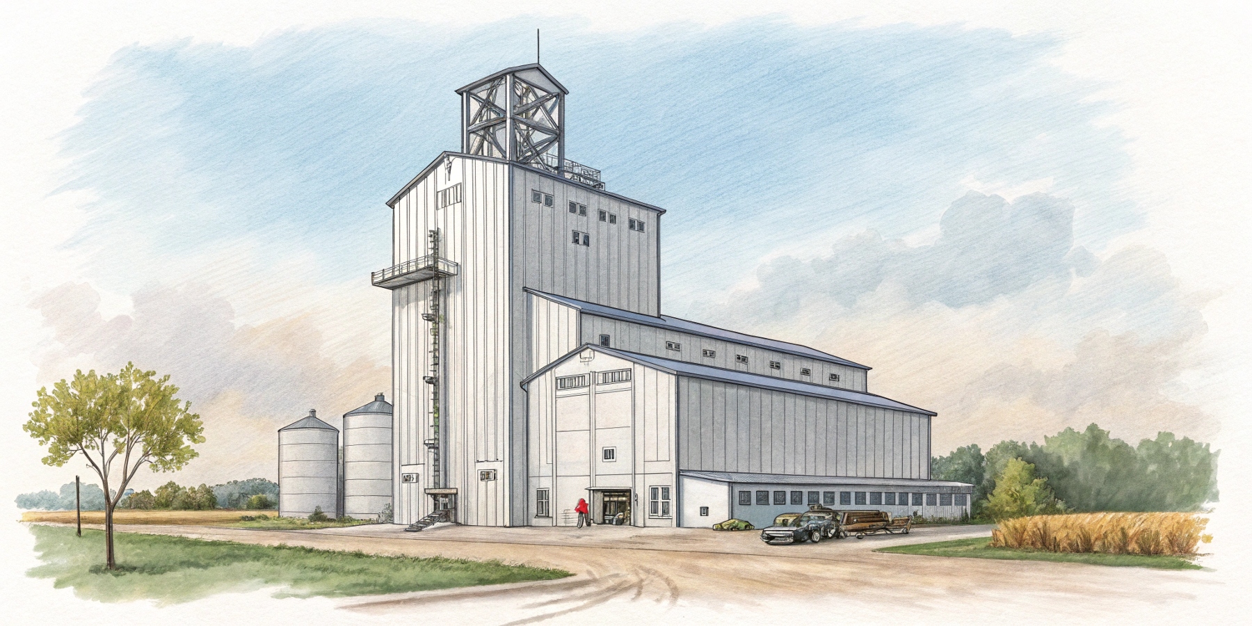 Как хранится зерно в элеваторе