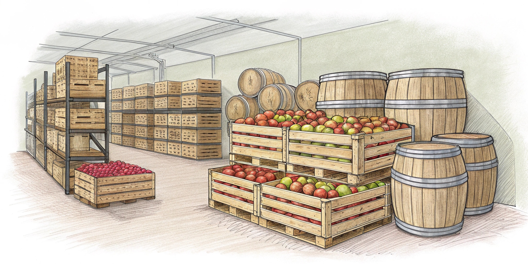 Как построить хранилище для яблок