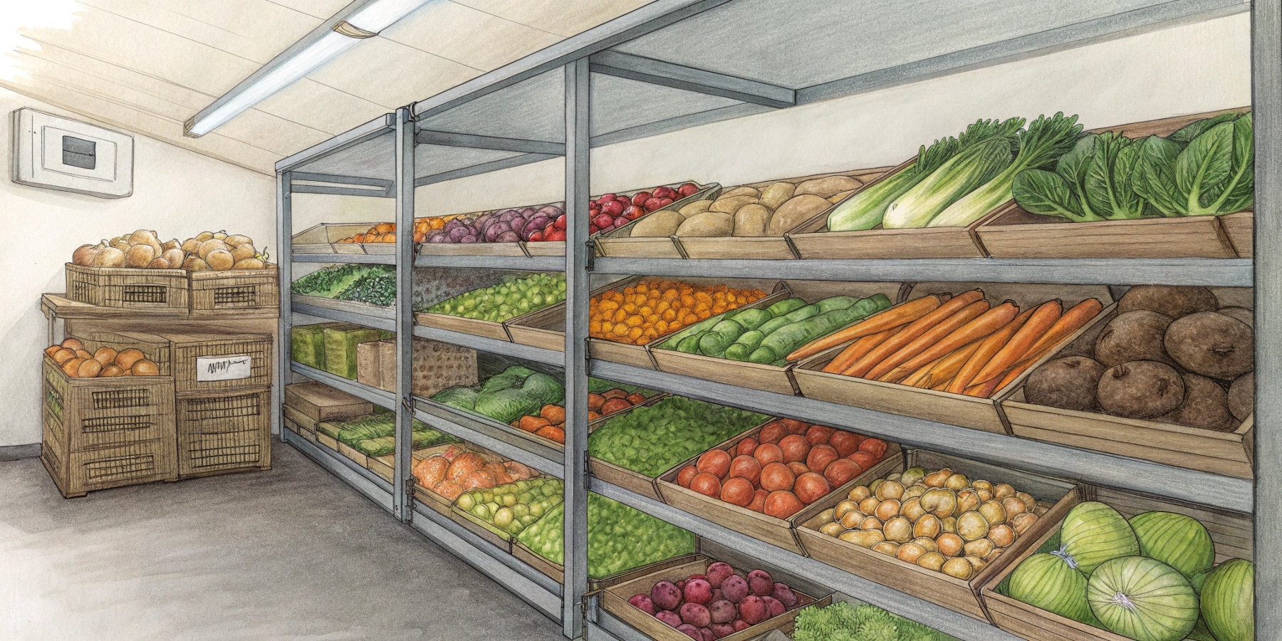 Как выбрать оборудование для контроля микроклимата в овощехранилище