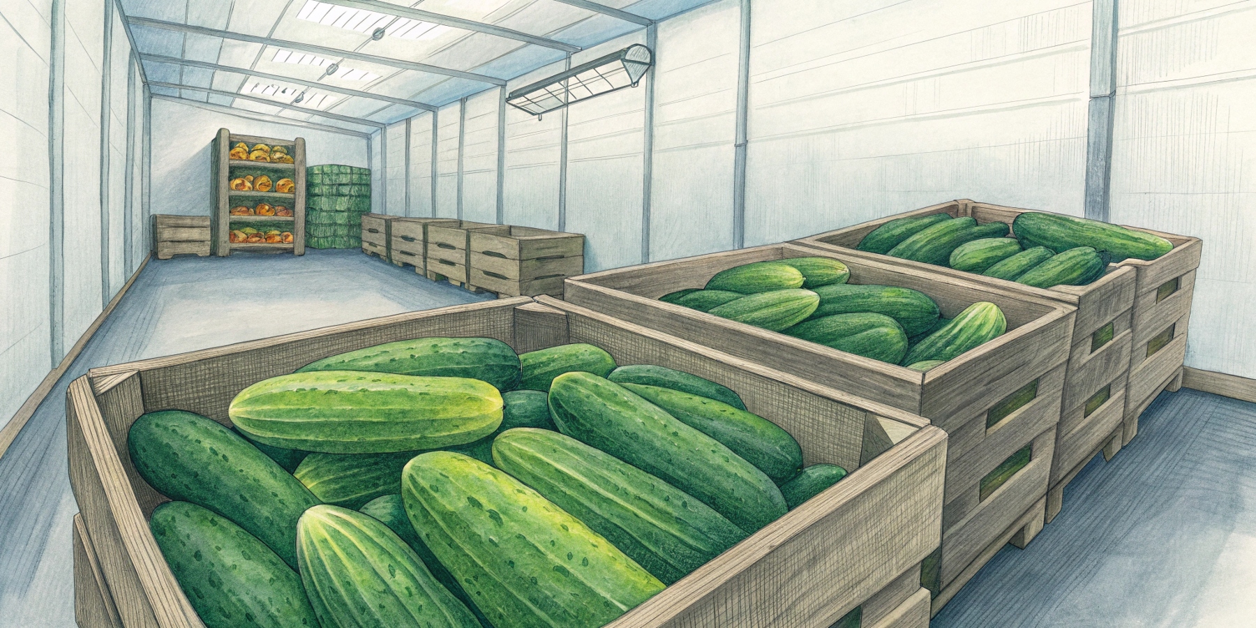 Ошибки при хранении огурцов