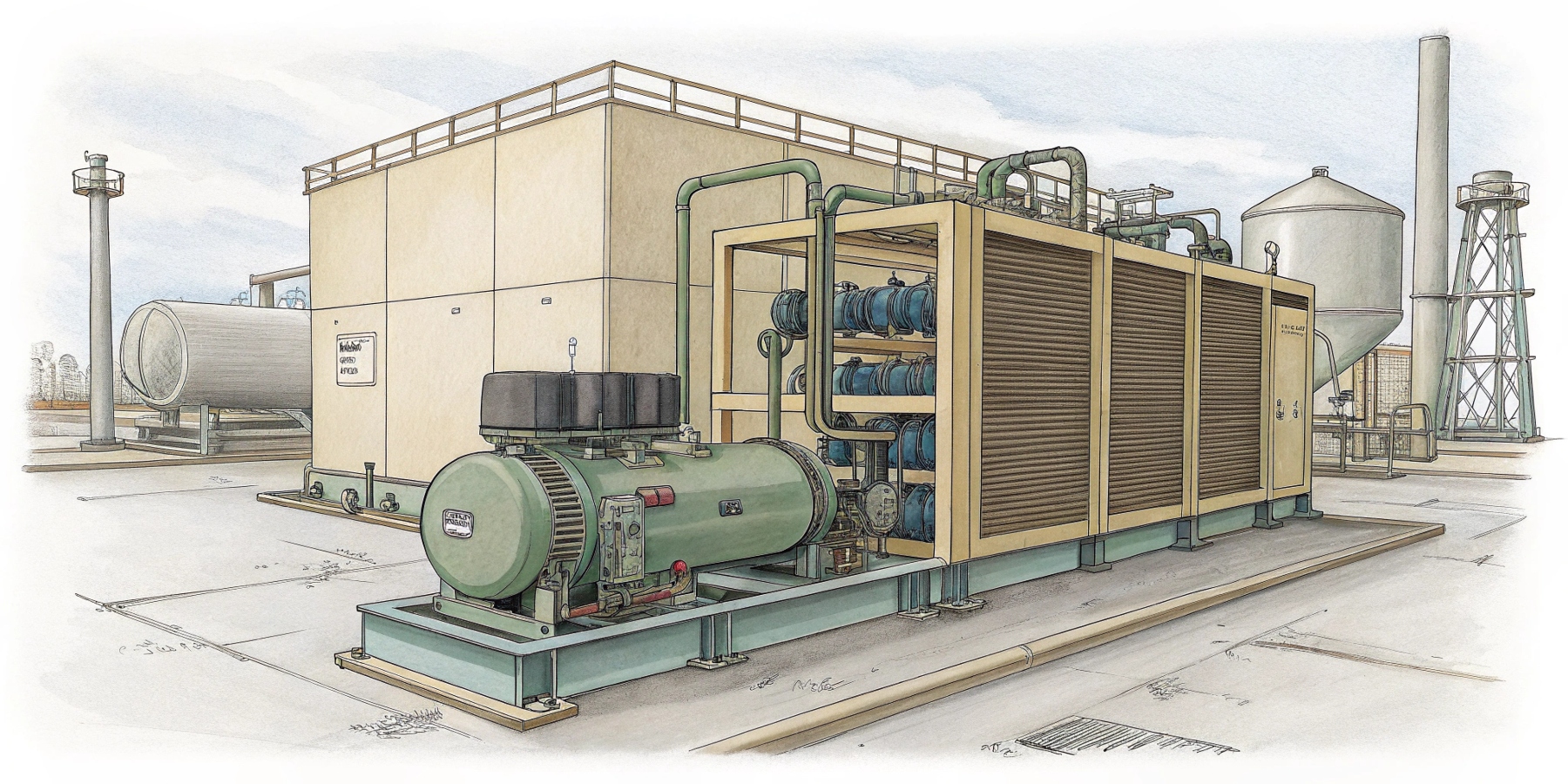 Основные варианты размещения агрегатов