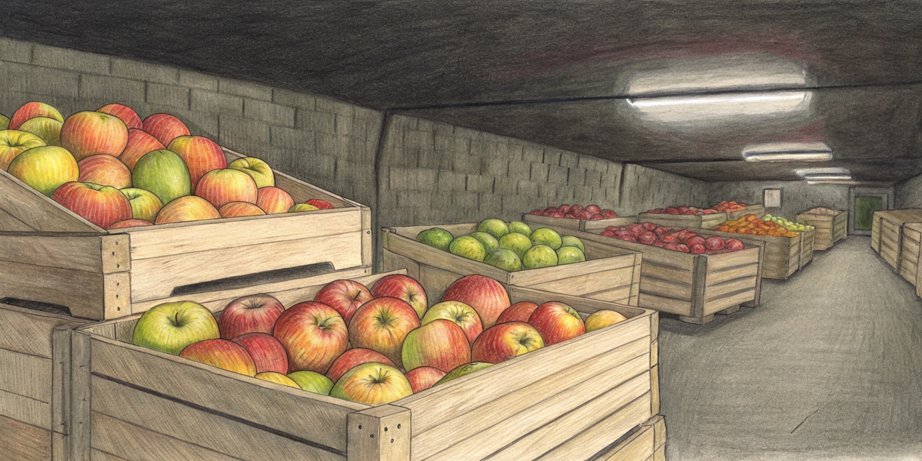 Сроки хранения разных сортов яблок