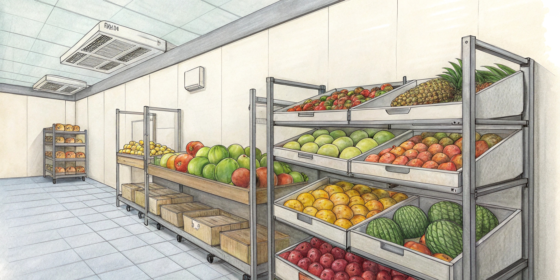 Температура хранения фруктов