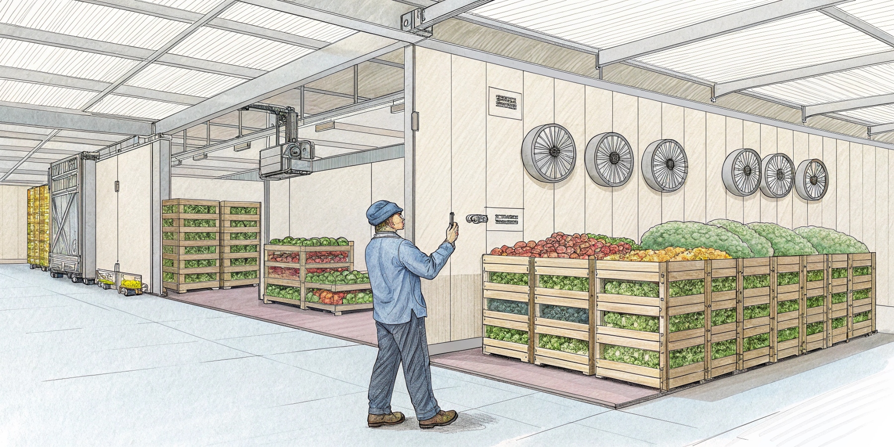 Температурные нормы хранения для разных видов овощей