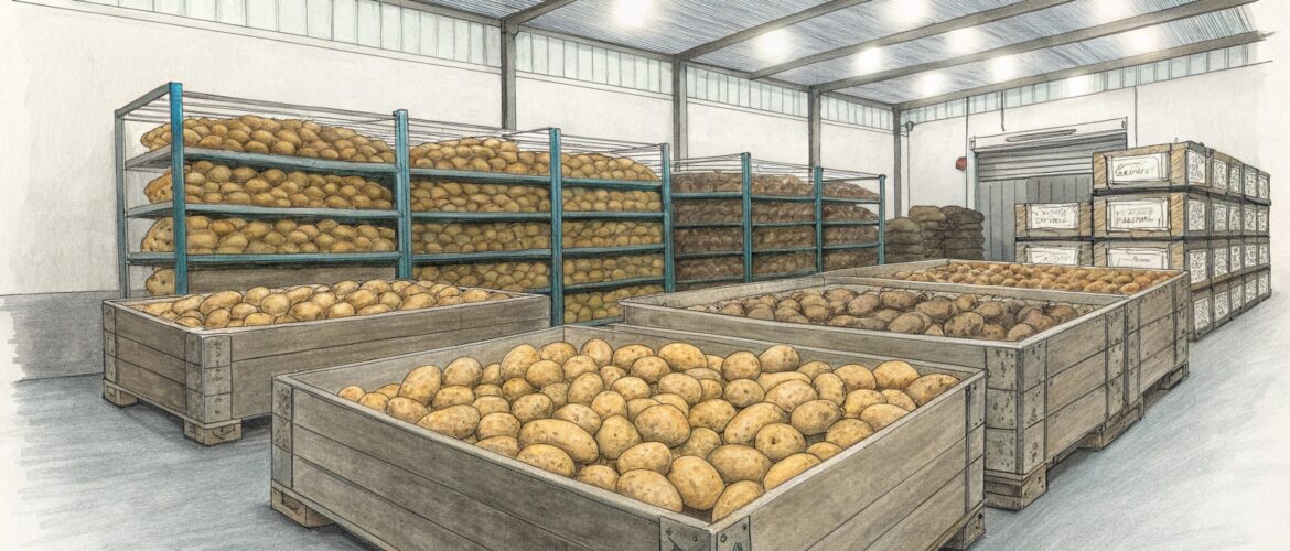 Условия хранения картофеля в овощехранилище