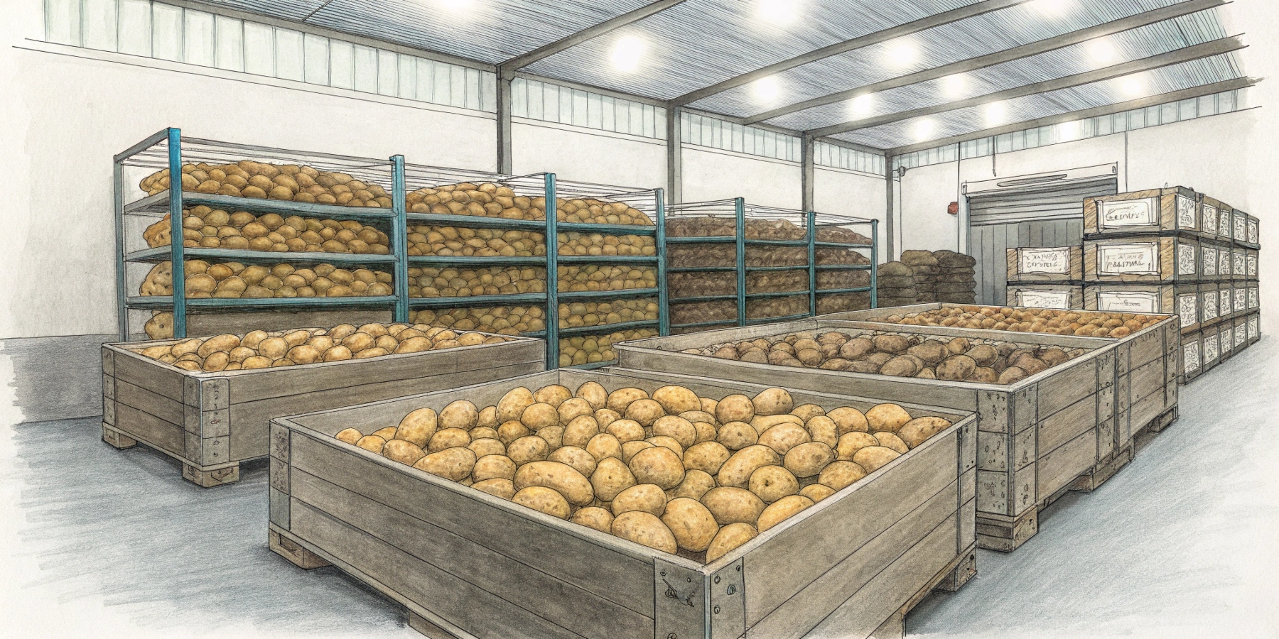 Условия хранения картофеля в овощехранилище