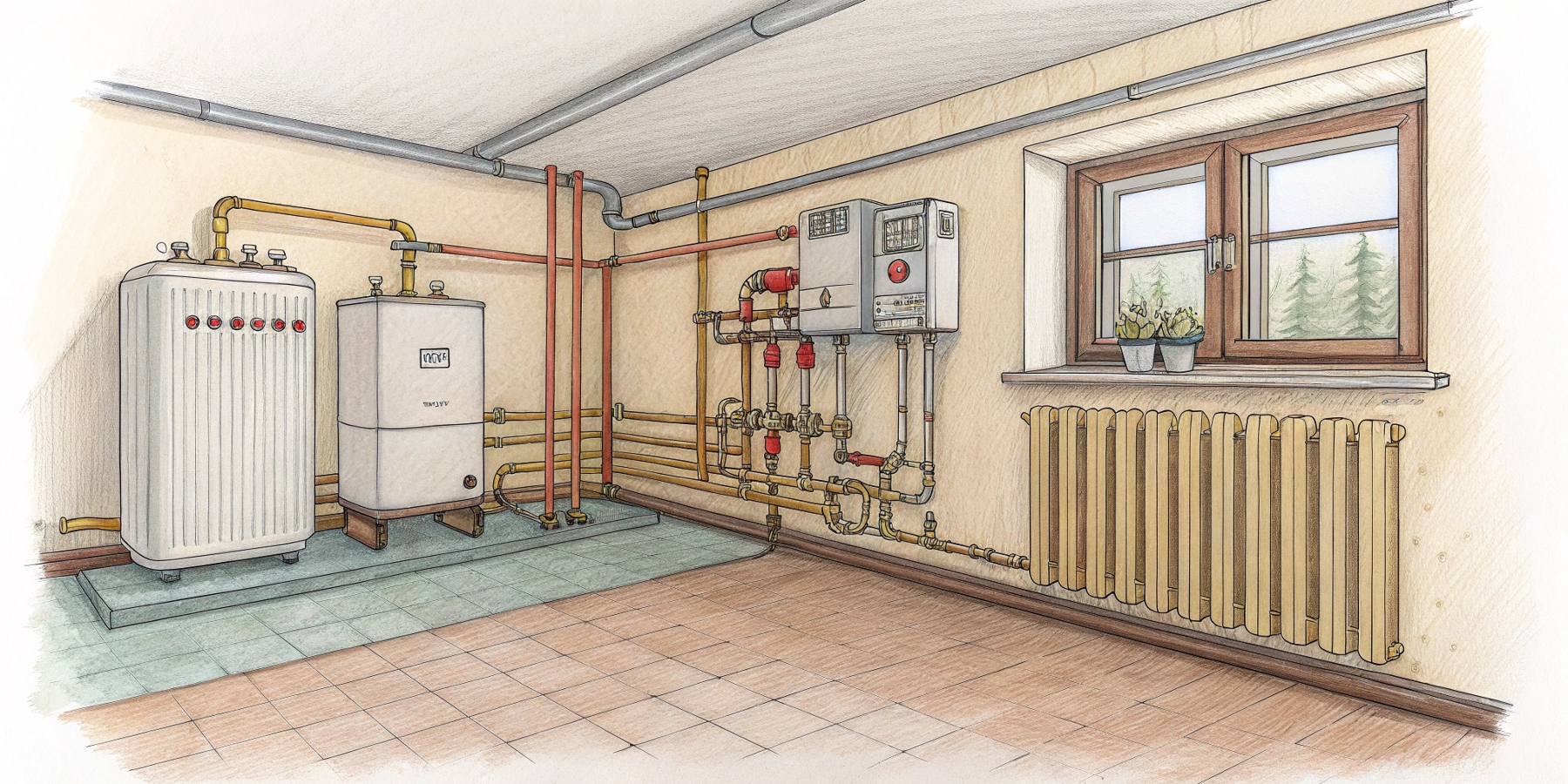 Как правильно заполнить систему отопления водой с антифризом