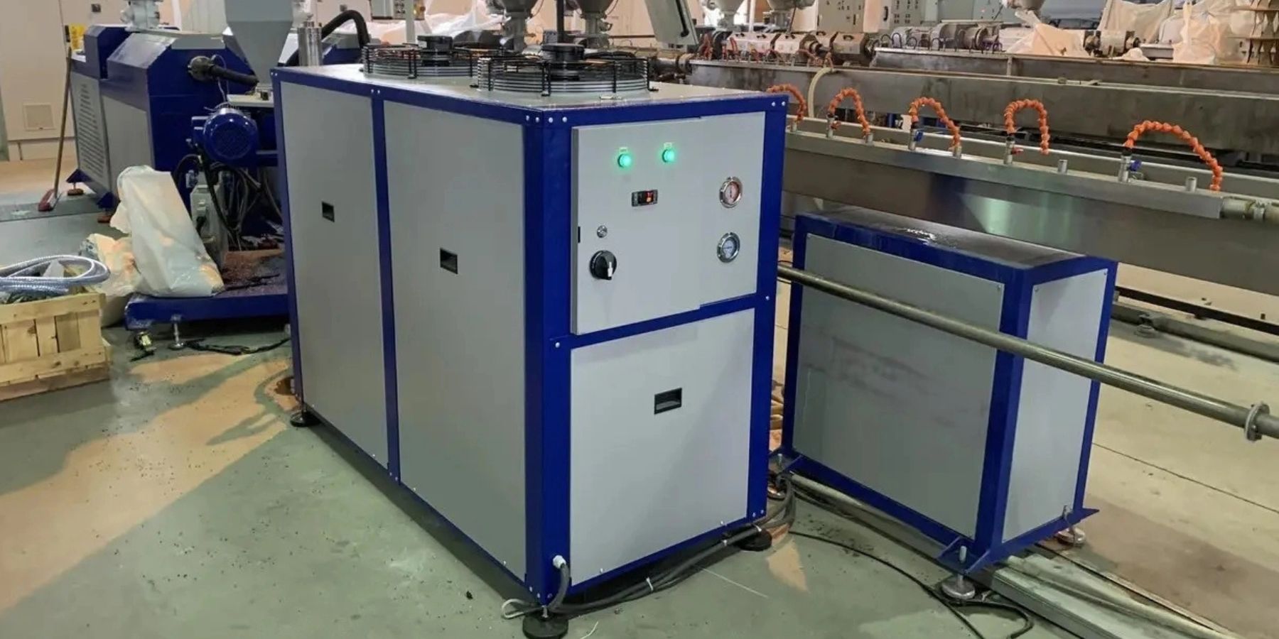 Чиллер для экструдера - стабильное охлаждение - стабильное качество