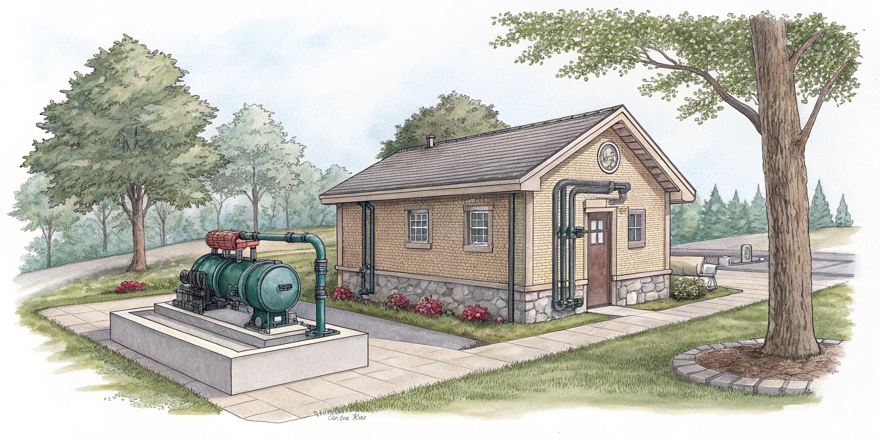 Какое давление должно быть в насосной станции?