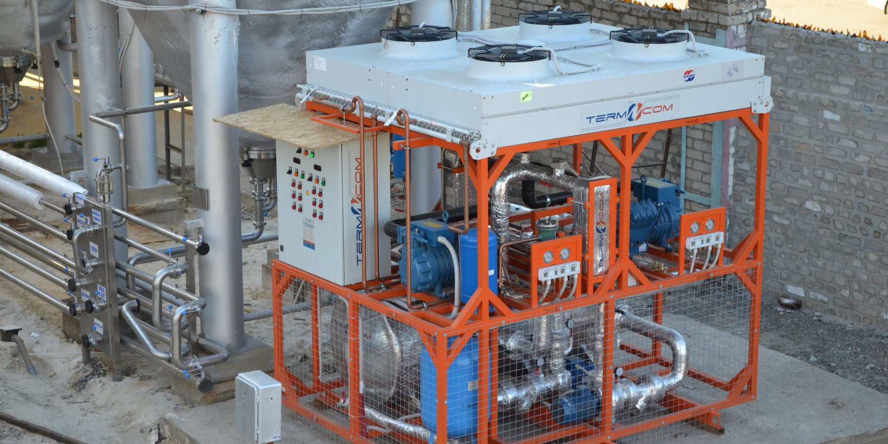 ми предлагаем чиллеры для пивоварни собственного производства