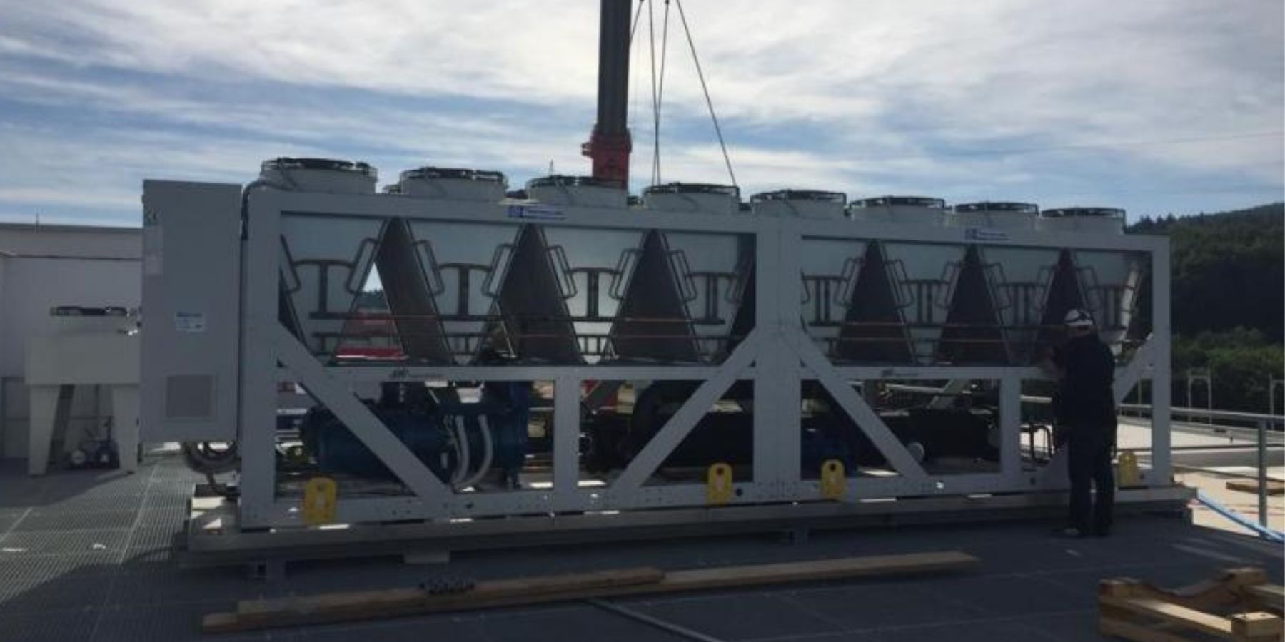 Охладитель масла промышленный