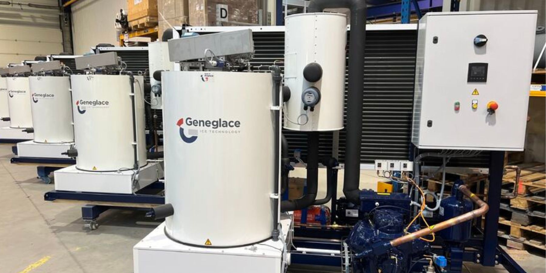 Промышленный льдогенератор