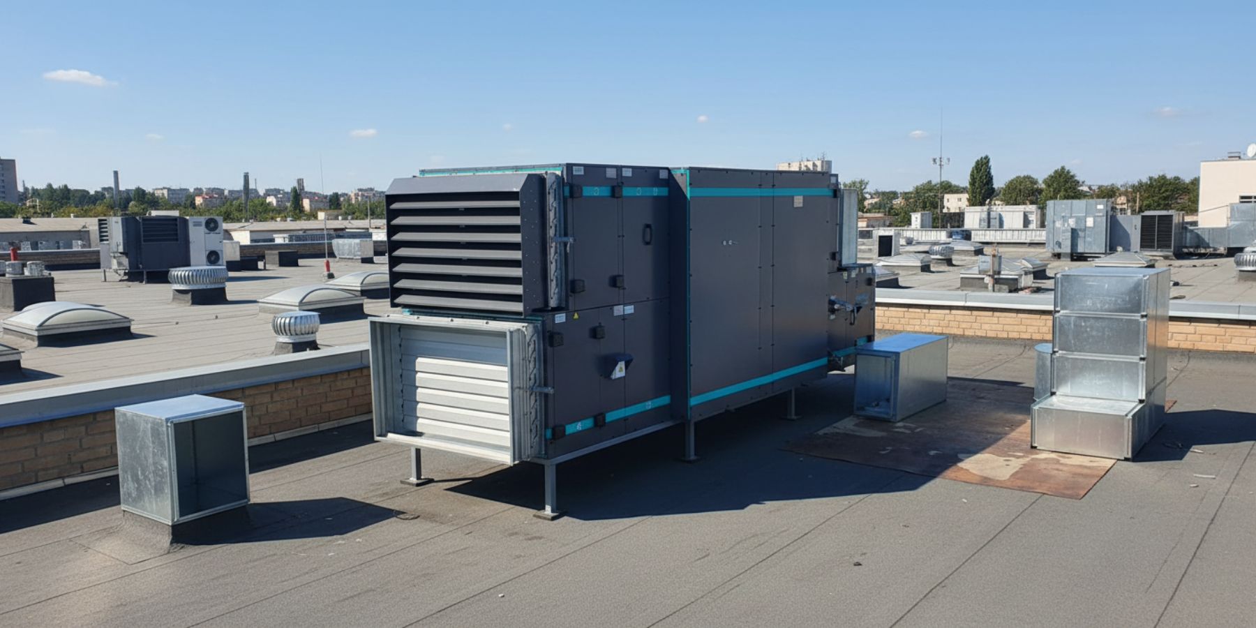 промислова припливно-витяжна установка (ПВУ)