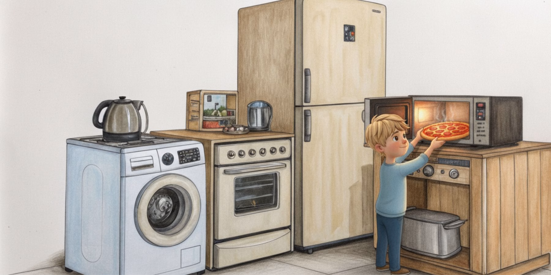 споживання електроенергії побутовими приладами