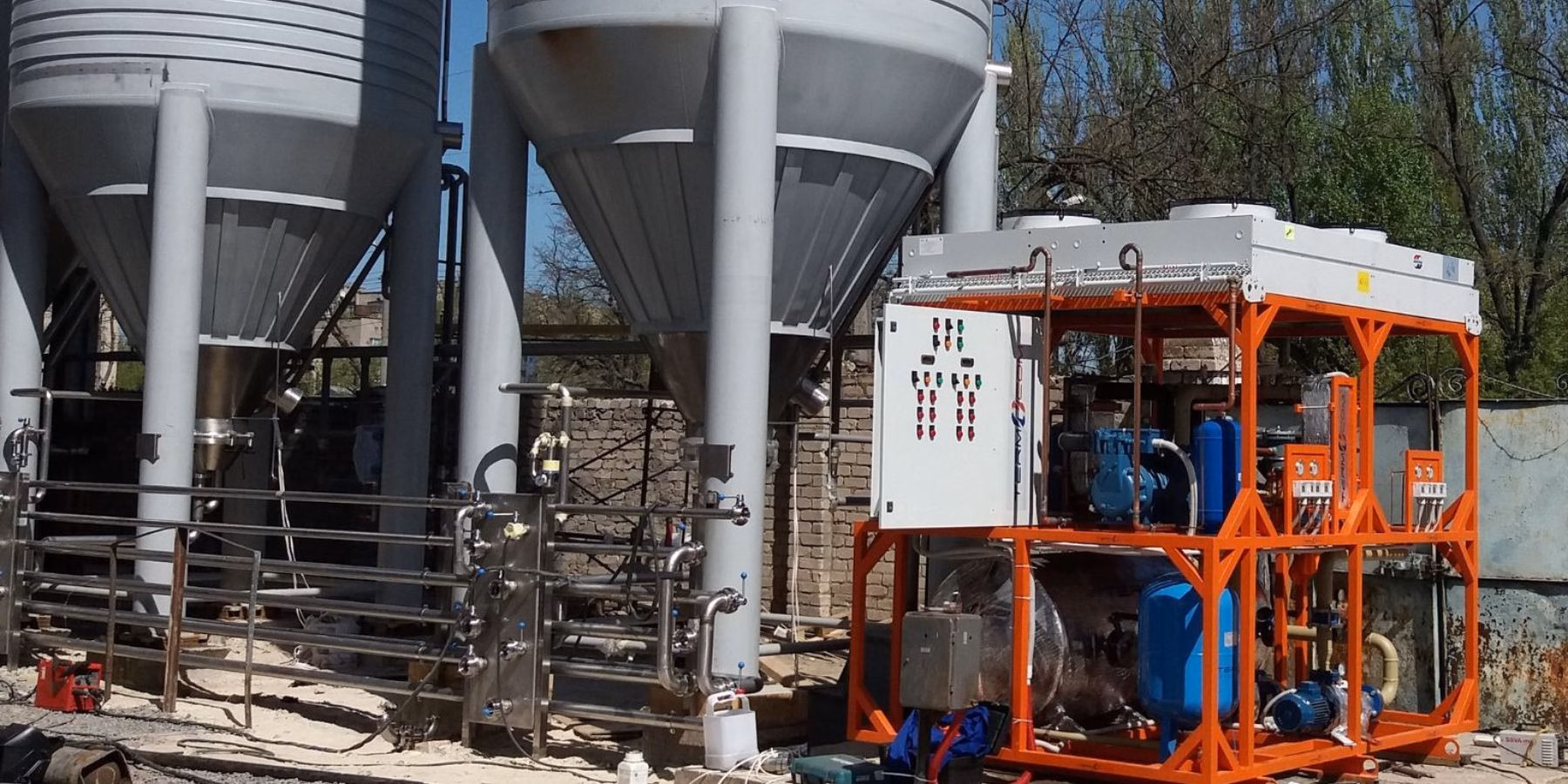 Компанія "Термоком ВК" запускає чіллер для охолодження пива на пивоварні