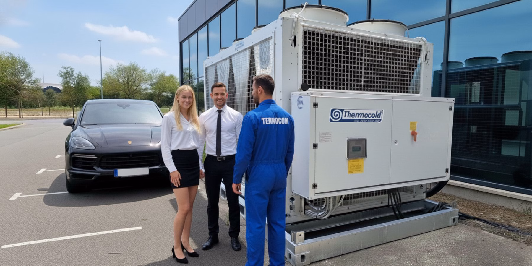 Менеджер компании Термоком предлагает купить чиллер Thermocold (Италия) со склада в г.Киев