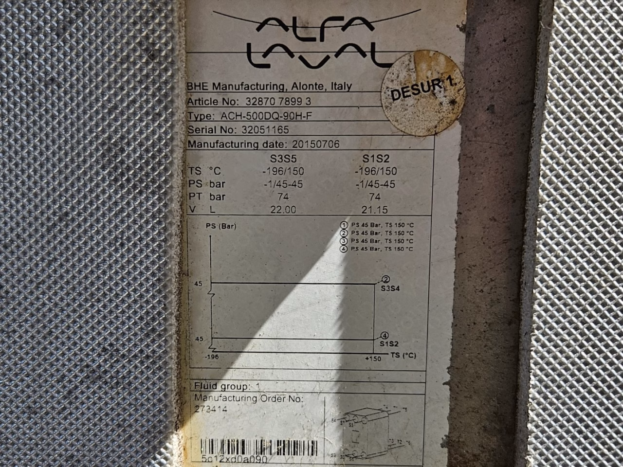 Чиллер б/у (261 кВт) Aircool Multipower-A TR 260 B