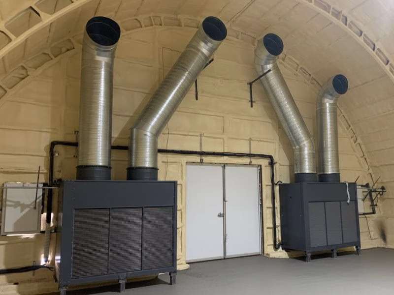 Строительство овощехранилищ от компании Термоком